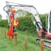 Mini-Excavator Post Driver