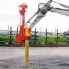 Mini-Excavator Post Driver